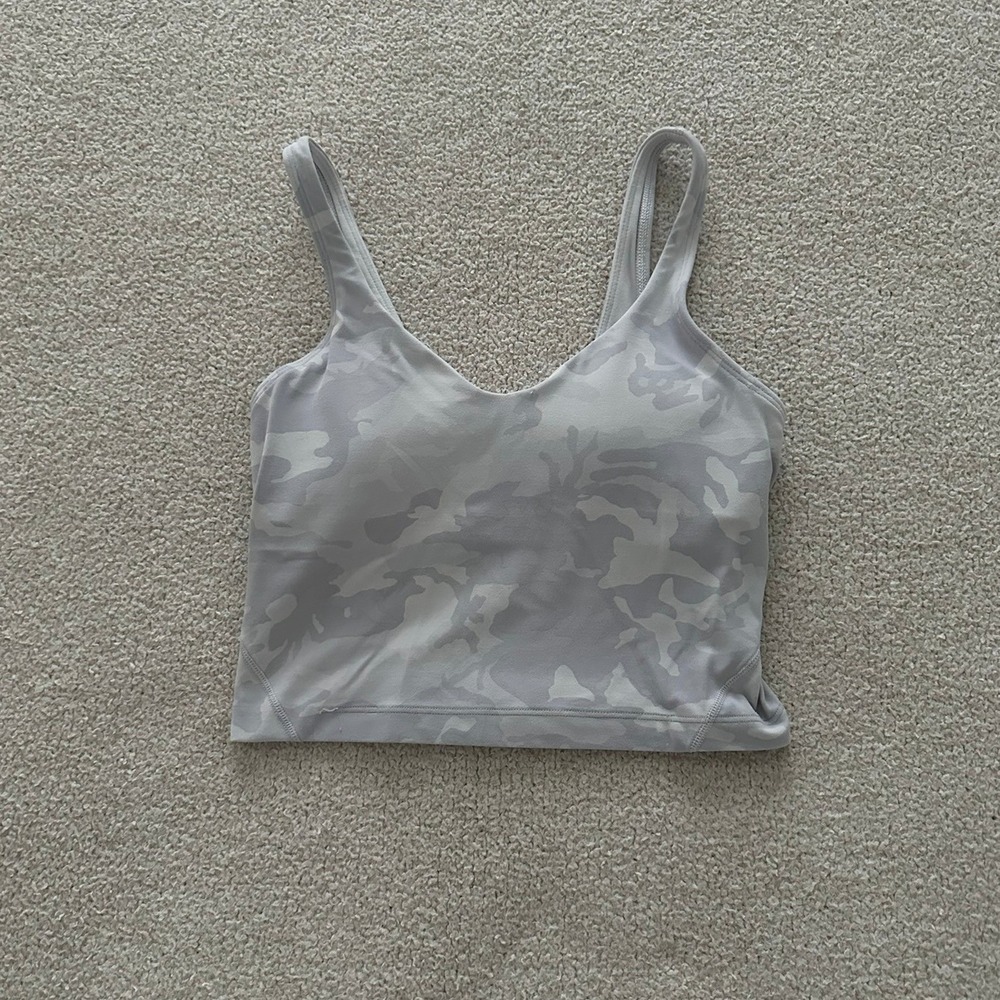 lululemon Align Tank size 4 in White Camo